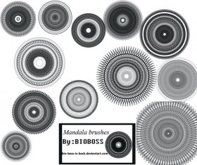 Mandala Photoshop Brushes Set