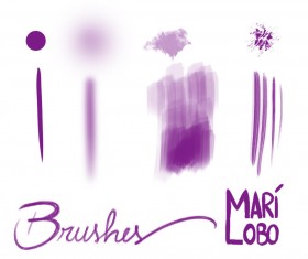 Mari Lobo photoshop brushes