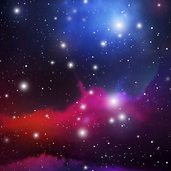 Mysterious space background art vectors 01