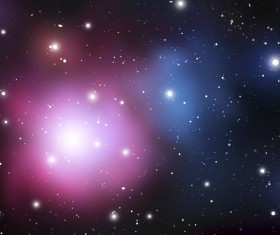 Mysterious space background art vectors 03