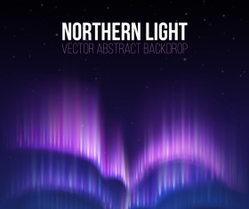 Northern light vector abstract backdrop vector 02