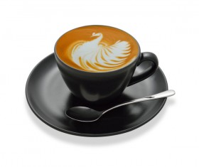 Ornamental art and taste of both latte coffee 11