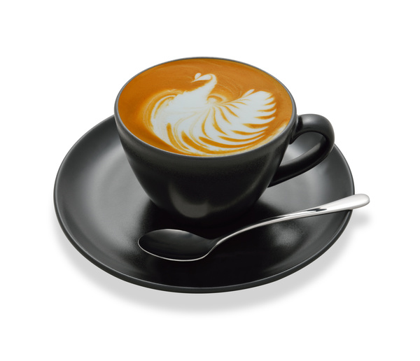 Ornamental art and taste of both latte coffee 11