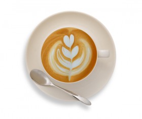 Ornamental art and taste of both latte coffee 13