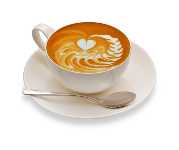 Ornamental art and taste of both latte coffee 14