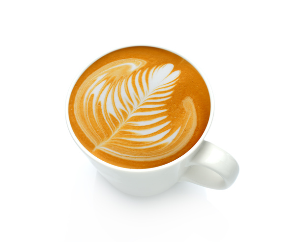 Ornamental art and taste of both latte coffee 19
