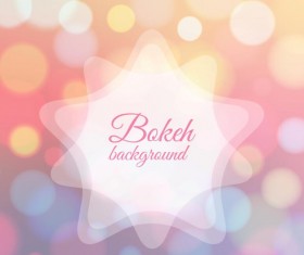 Pink dream bokeh background vectors
