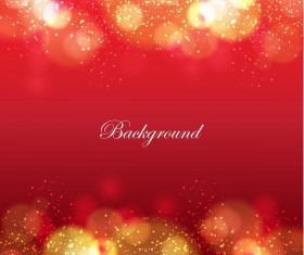 Red background with golden halation vector