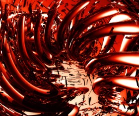 Red technical background Stock Photo