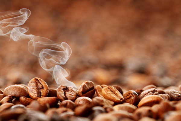 Roasted coffee beans Stock Photo 04