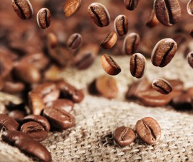 Roasted coffee beans Stock Photo 05