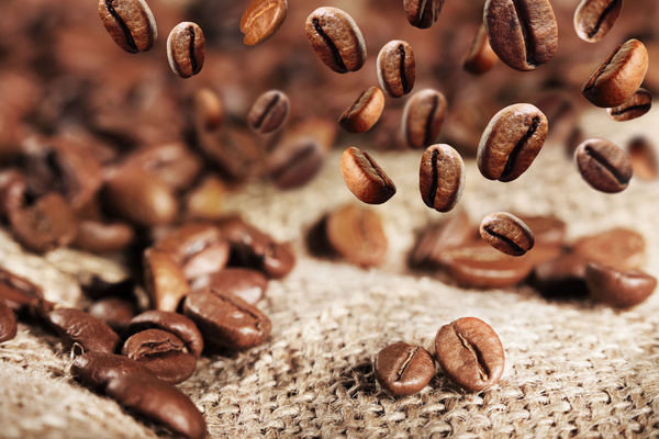 Roasted coffee beans Stock Photo 05