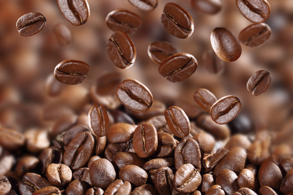 Roasted coffee beans Stock Photo 07