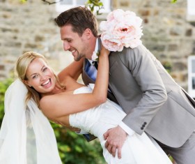 Romantic wedding Stock Photo