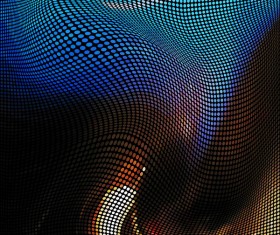 Round dot abstract wavy vector background 01