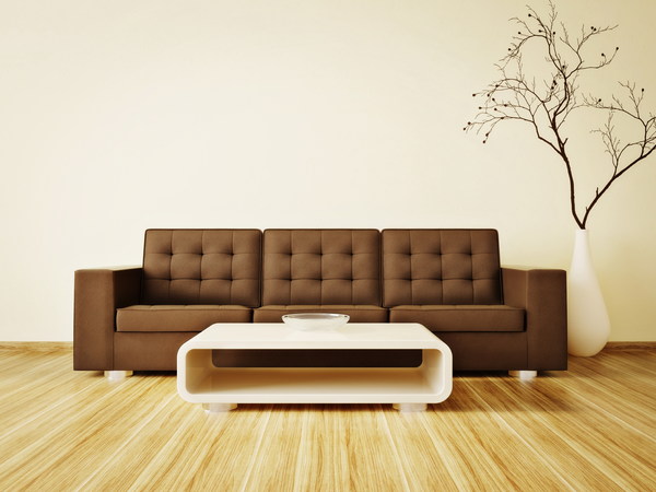 Simple home furnishings Stock Photo