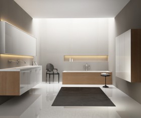 Small size bathroom decoration effect HD picture 03