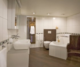 Small size bathroom decoration effect HD picture 05