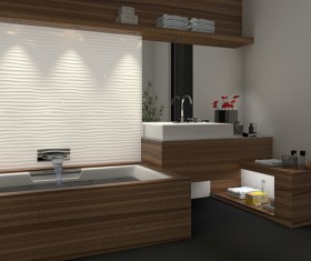 Small size bathroom decoration effect HD picture 06