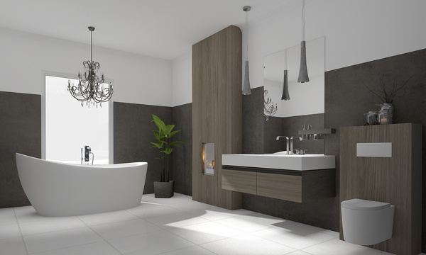 Small size bathroom decoration effect HD picture 09