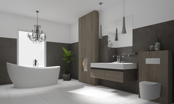 Download Small size bathroom decoration effect HD picture 09 free download