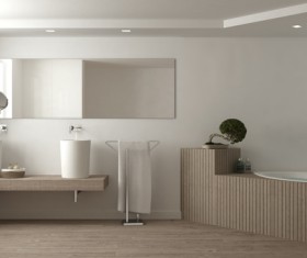 Small size bathroom decoration effect HD picture 10