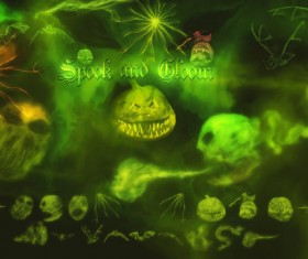 Spook and Gloom photoshop brushes