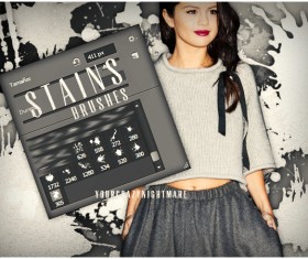 Stains photoshop brushes