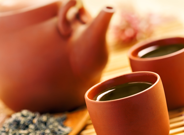 Tea and tea Stock Photo