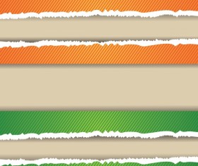 Torn paper background vector material 07