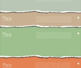 Torn paper background vector material 08