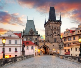 Tourist attraction in Prague Stock Photo 04