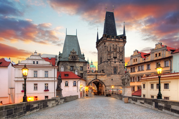 Tourist attraction in Prague Stock Photo 04