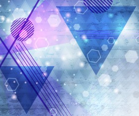 Triangle abstract background vectors 01