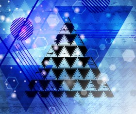 Triangle abstract background vectors 03