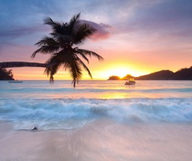 Twilight seaside HD picture