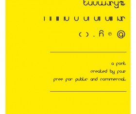Typeface Version Font