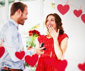 Valentine’s surprise Stock Photo 05