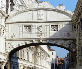 Venice Bridge of Sighs Stock Photo