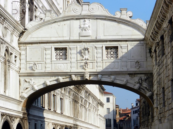 Venice Bridge of Sighs Stock Photo