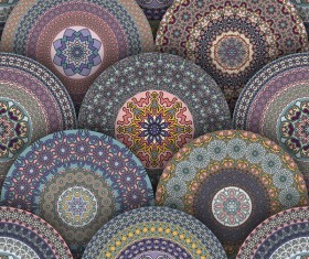 Vintage floral texture pattern vectors 14