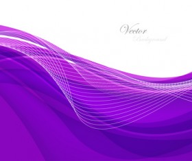 Violet abstract background with wave vector