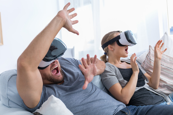 Virtual reality glasses Stock Photo 02