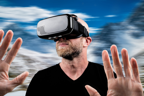 Virtual reality glasses Stock Photo 03