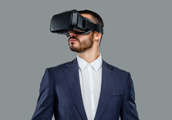 Virtual reality glasses Stock Photo 04
