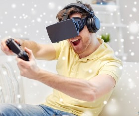 Virtual reality glasses Stock Photo 05