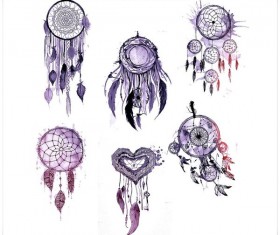 Watercolor Dreamcatchers photoshop brushes