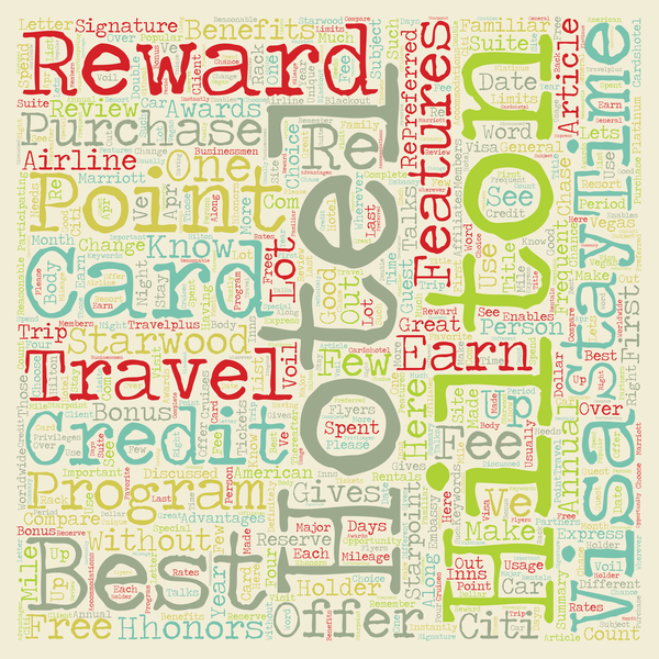 Why It Is Important To Have A Hotel Rewards Credit Card text background wordcloud vector