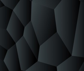 black polygon background vector material