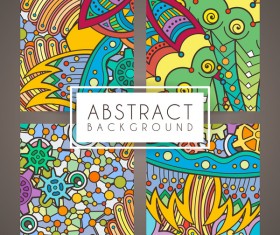 colorful intricate abstract background vector graphic 05